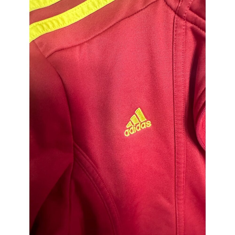 ADIDAS 2011 Spain track jacket, small, red and gold, rare, lightweight - Picture 3 of 6